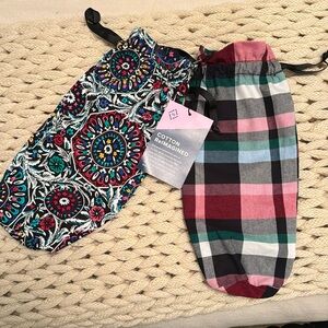 🎁 NWT Set of 2 wine/liquor gift bags. Matches wine glasses in separate listing.